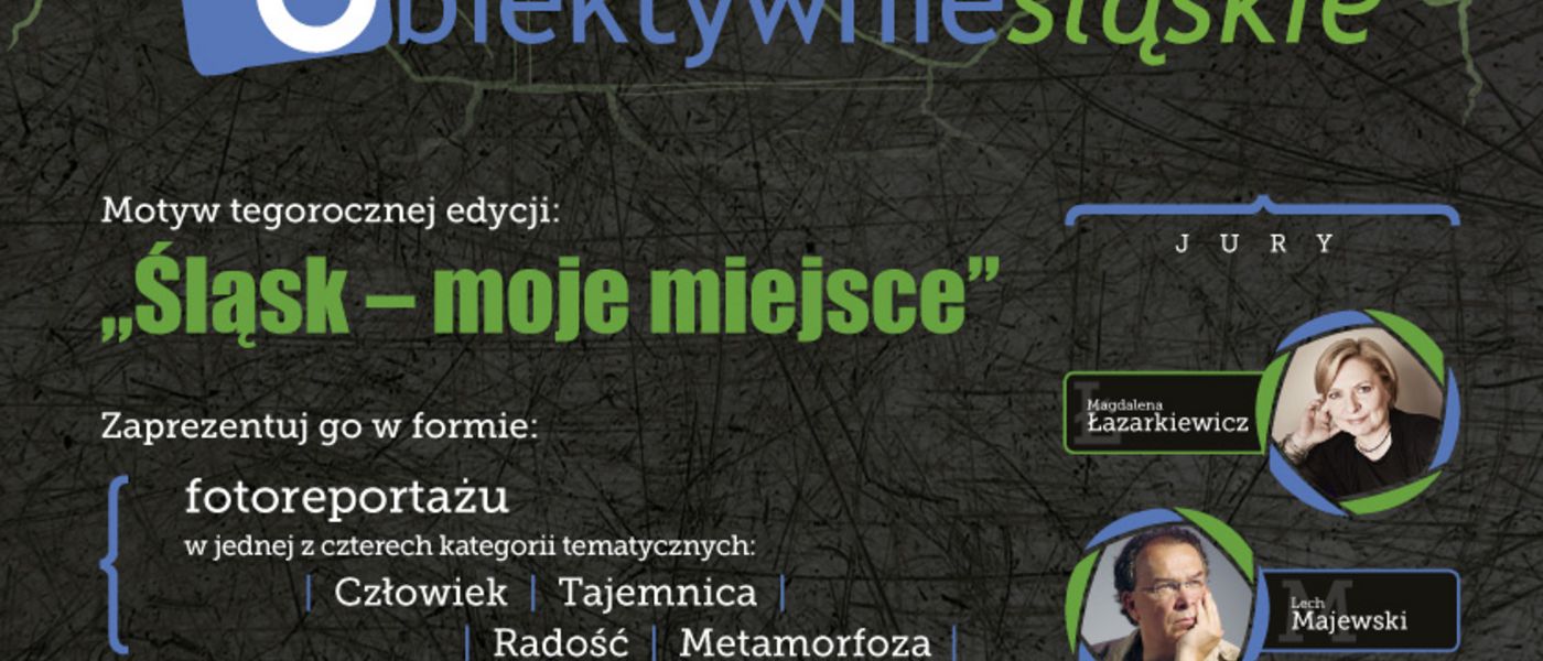 Plakat "obiektywnie śląskie"