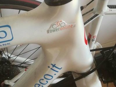 Rower Tomka z naszym logo :) (foto: T. Czernich)