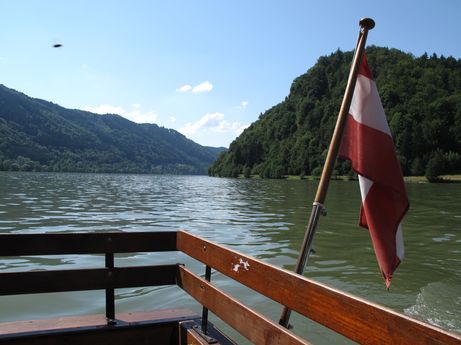 Trasa rowerowa nad Dunajem- przeprawa rzeką