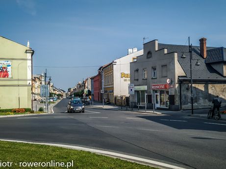 Zlate Hory - wyjazd z miasteczka (foto: P. Burda)