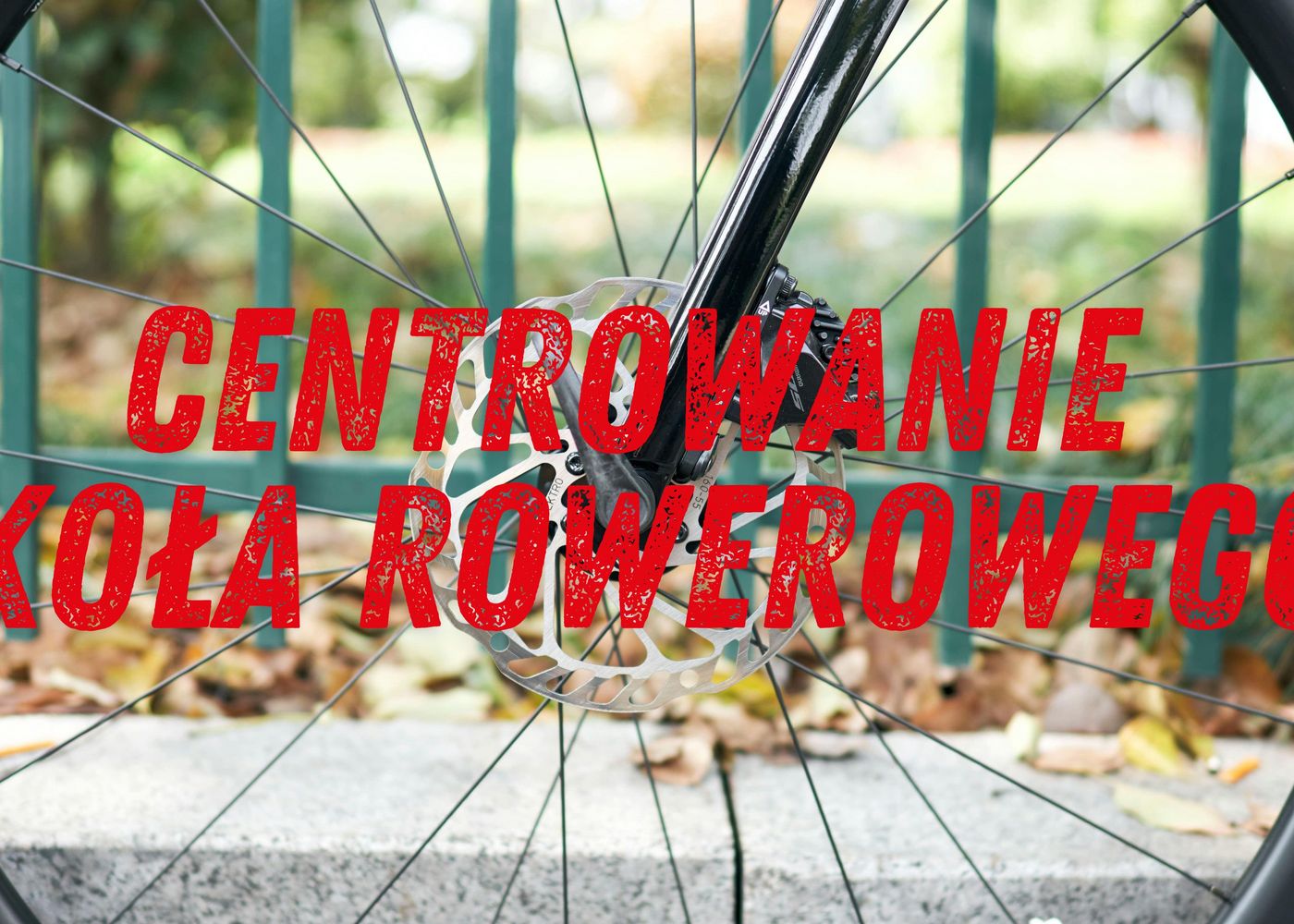 Centrowanie koła rowerowego Centrowanie koła rowerowego