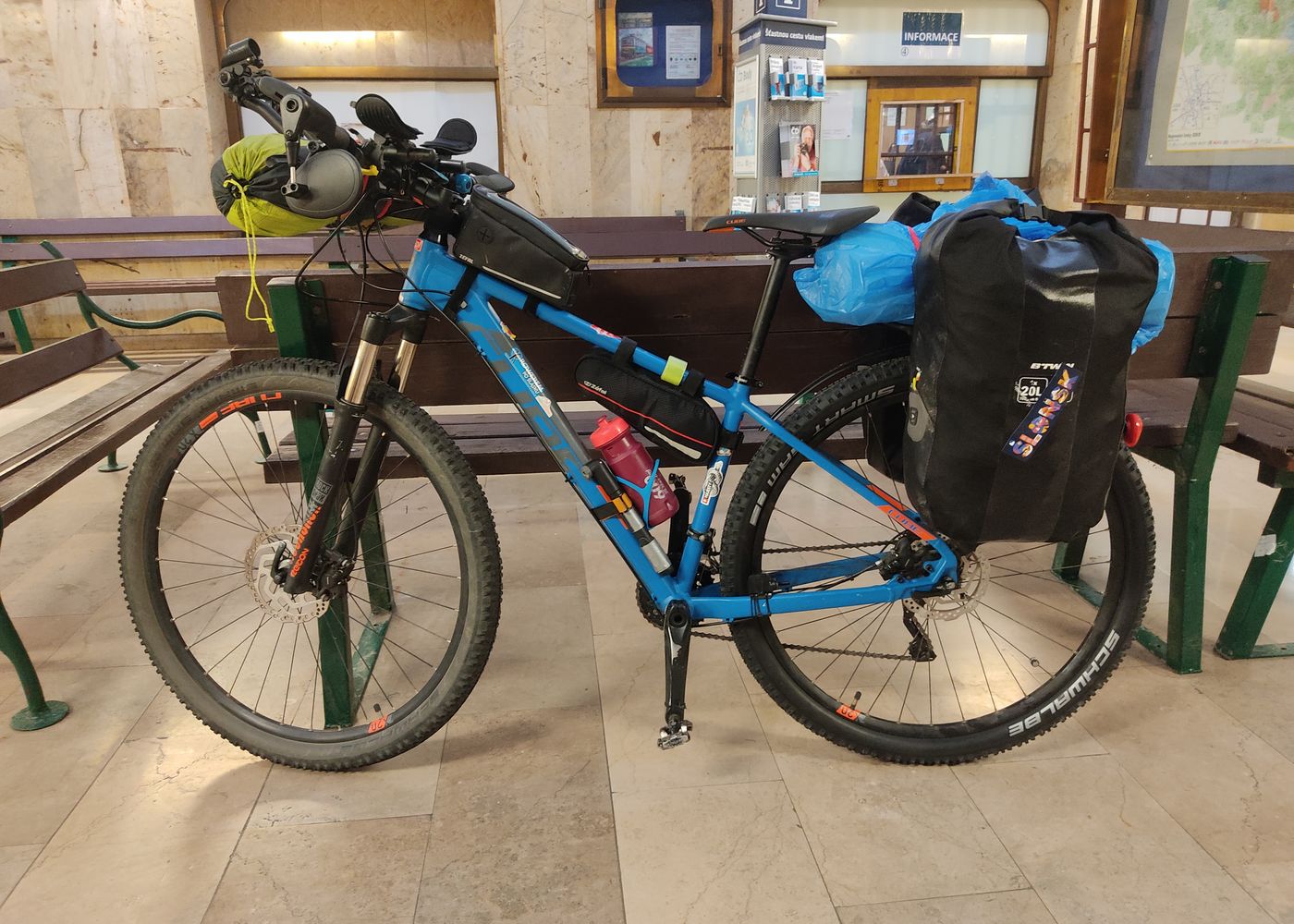 Rower gotowy na 1000 km po bałkańskich bezdrożach / fot. P.Burda Rower gotowy na 1000 km po bałkańskich bezdrożach / fot. P.Burda