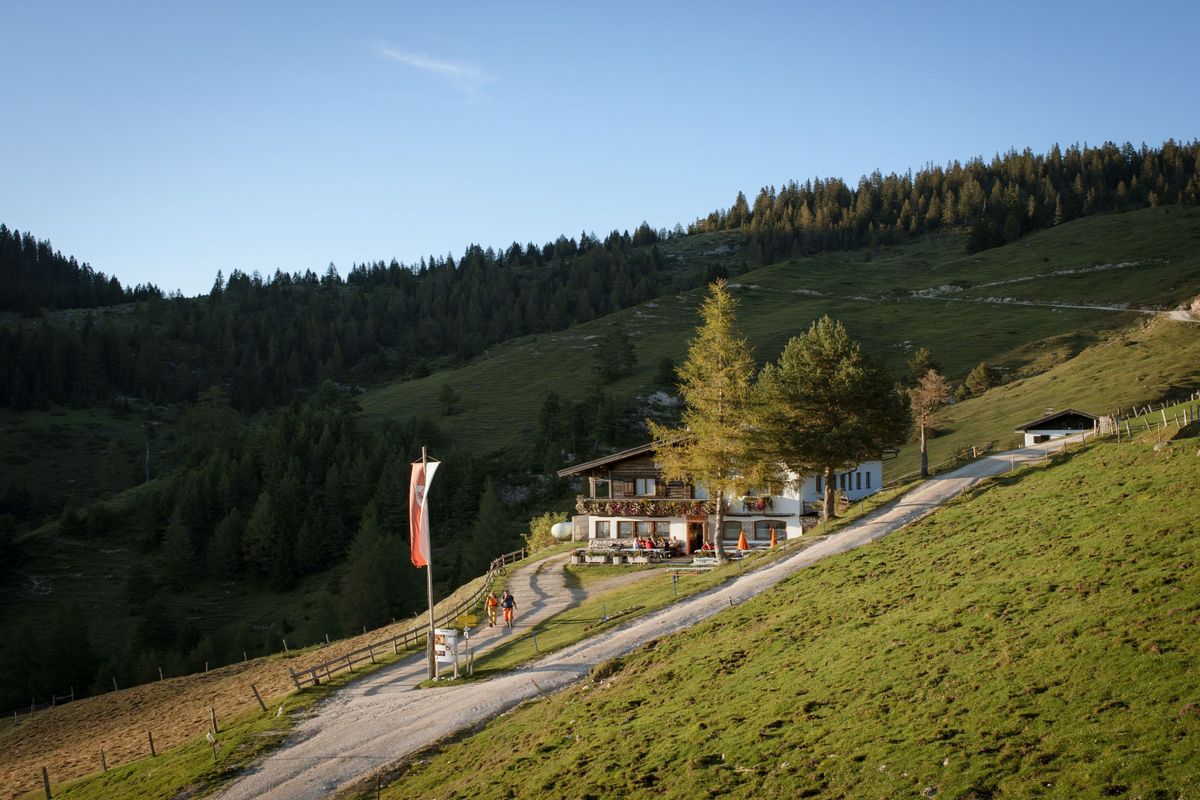Szlak Orła etap 4 Buchacker Alm, Angerberg, Adlerweg Etappe / (c)Tirol Werbung, Jens Schwarz 