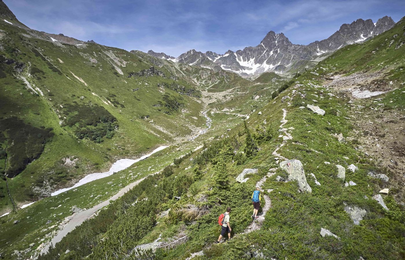 Szlak pieszy w regionie Val Gronda Ischgl, Paznaun-Ischgl