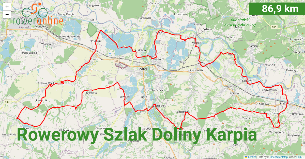 Trasa Rowerowa Rowerowy Szlak Doliny Karpia Roweronline