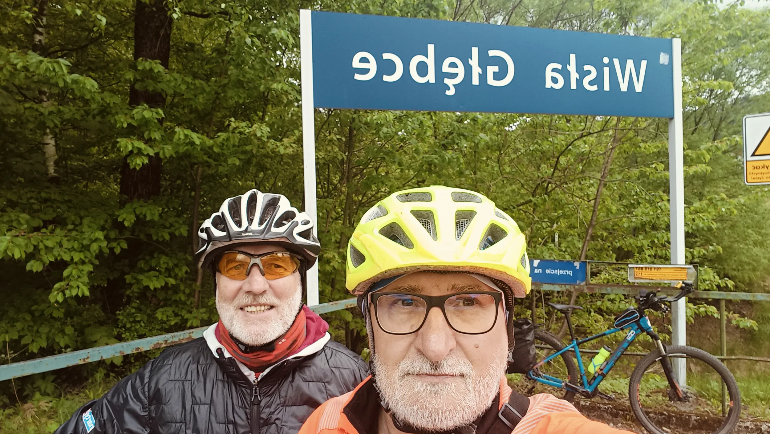 Autor z pomysłodawcą wycieczki / selfie Autor z pomysłodawcą wycieczki / selfie