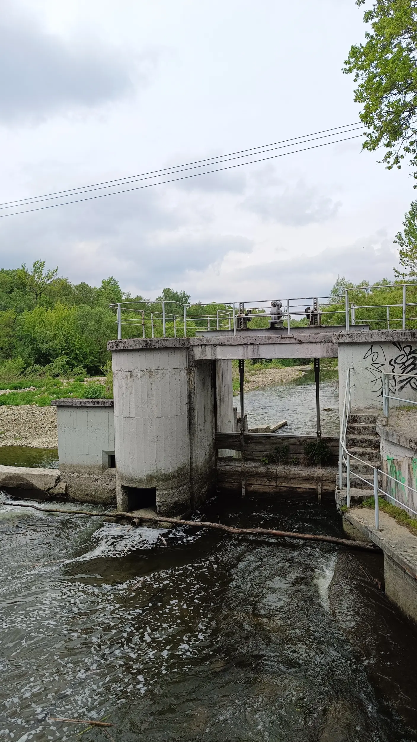 Wąskie gardło za Skoczowem / fot. P. Burda Wąskie gardło za Skoczowem / fot. P. Burda