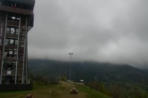 Zawoja PKL Bike Park Mosorny Groń Widok na stok