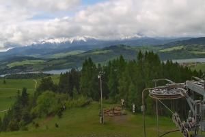 Kluszkowce Kluszkowce - Góra Wdżar Widok z górnej stacji