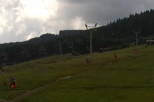 Stronie Ślaskie Czarna Góra Górna stacja kolei Żmija