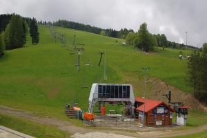 Krynica - Zdrój Bike Park Słotwiny Widok na stok