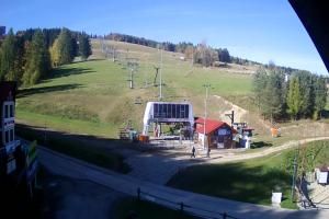 Krynica - Zdrój Bike Park Słotwiny Widok na stok