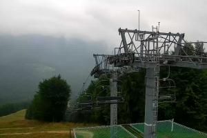 Zawoja PKL Bike Park Mosorny Groń Widok na stok