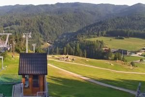 Kluszkowce Kluszkowce - Góra Wdżar Widok z górnej stacji
