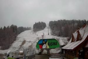 Kasina Wielka Kasina Ski & Bike Park Dolna stacja kolejki krzesełkowej