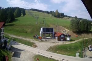 Krynica - Zdrój Bike Park Słotwiny Widok na stok