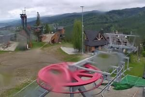 Kluszkowce Kluszkowce - Góra Wdżar Widok z górnej stacji