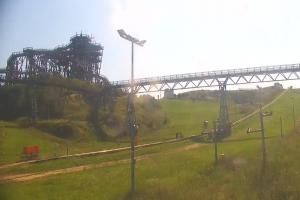 Kurzętnik Bike Park Kurza Góra Kurza Góra - widok na stok i wieżę