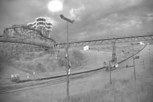 Kurzętnik Bike Park Kurza Góra Kurza Góra - widok na stok i wieżę