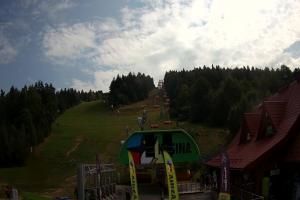 Kasina Wielka Kasina Ski & Bike Park Dolna stacja kolejki krzesełkowej