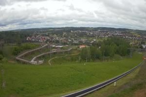 Kurzętnik Bike Park Kurza Góra Kurza Góra widok na stok