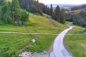 Kluszkowce Kluszkowce - Góra Wdżar Widok z górnej stacji