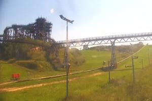 Kurzętnik Bike Park Kurza Góra Kurza Góra - widok na stok i wieżę
