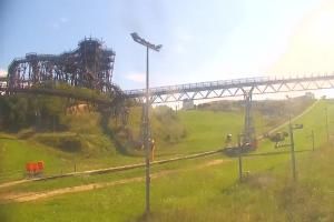 Kurzętnik Bike Park Kurza Góra Kurza Góra - widok na stok i wieżę
