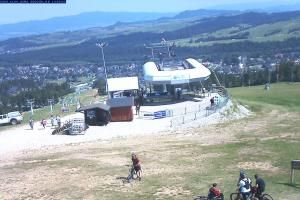 Białka Tatrzańska Kotelnica Białczańska Widok z góry Kolej nr 1