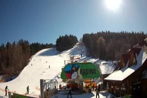 Kasina Wielka Kasina Ski & Bike Park Dolna stacja kolejki krzesełkowej