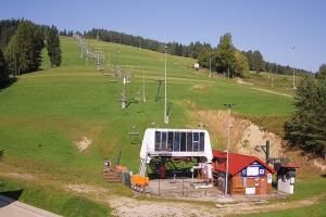 Krynica - Zdrój Bike Park Słotwiny Widok na stok