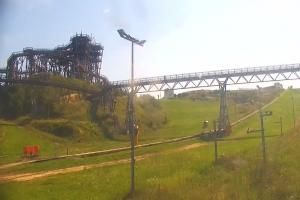 Kurzętnik Bike Park Kurza Góra Kurza Góra - widok na stok i wieżę