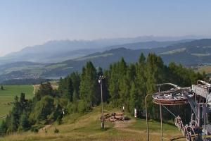 Kluszkowce Kluszkowce - Góra Wdżar Widok z górnej stacji