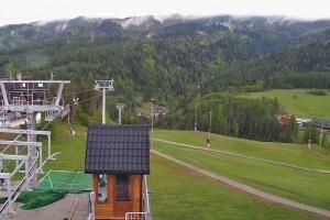Kluszkowce Kluszkowce - Góra Wdżar Widok z górnej stacji