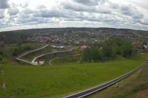 Kurzętnik Bike Park Kurza Góra Kurza Góra widok na stok