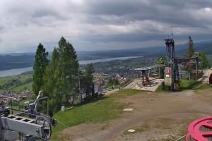 Kluszkowce Kluszkowce - Góra Wdżar Widok z górnej stacji