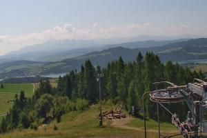Kluszkowce Kluszkowce - Góra Wdżar Widok z górnej stacji