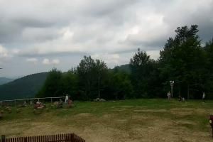 Zawoja PKL Bike Park Mosorny Groń Widok na stok