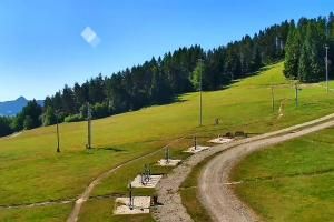 Kluszkowce Kluszkowce - Góra Wdżar Widok z górnej stacji