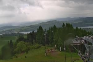 Kluszkowce Kluszkowce - Góra Wdżar Widok z górnej stacji
