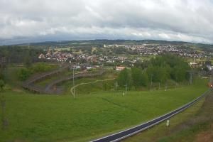 Kurzętnik Bike Park Kurza Góra Kurza Góra widok na stok