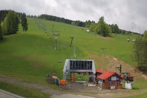 Krynica - Zdrój Bike Park Słotwiny Widok na stok
