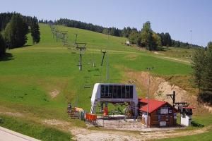 Krynica - Zdrój Bike Park Słotwiny Widok na stok