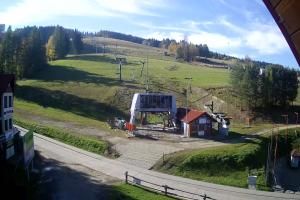 Krynica - Zdrój Bike Park Słotwiny Widok na stok