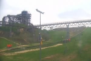 Kurzętnik Bike Park Kurza Góra Kurza Góra - widok na stok i wieżę