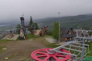 Kluszkowce Kluszkowce - Góra Wdżar Widok z górnej stacji