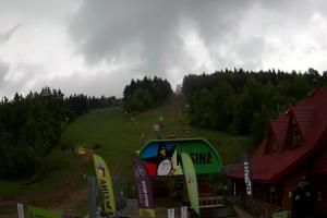 Kasina Wielka Kasina Ski & Bike Park Dolna stacja kolejki krzesełkowej