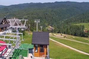 Kluszkowce Kluszkowce - Góra Wdżar Widok z górnej stacji