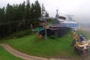 Kluszkowce Kluszkowce - Góra Wdżar Widok z górnej stacji
