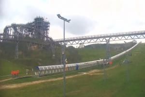 Kurzętnik Bike Park Kurza Góra Kurza Góra - widok na stok i wieżę